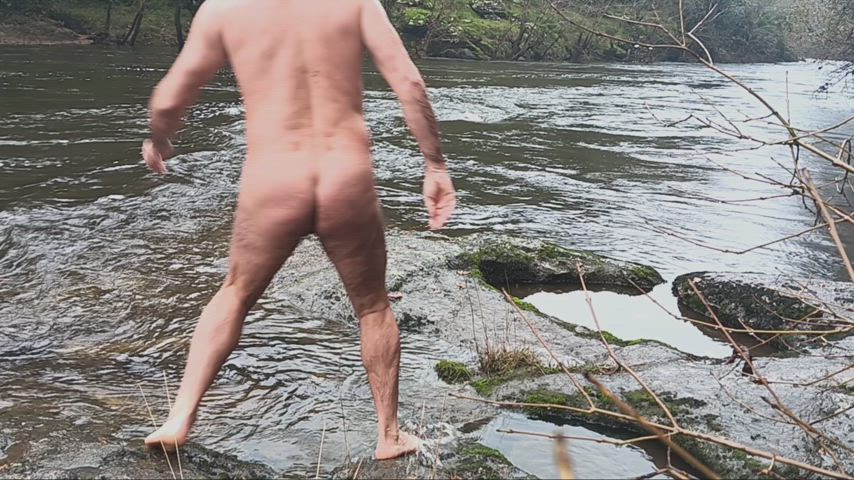 nude outdoor wet exhibitionist nudity watersports nudist underwater gif