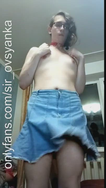 Cute Femboy MTF Petite Sissy Thick Trans gif