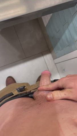 amateur big dick homemade jerk off pissing solo gif