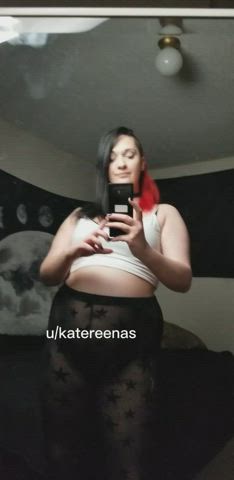 bbw belly button chubby domme goddess goth tall thick thighs gif