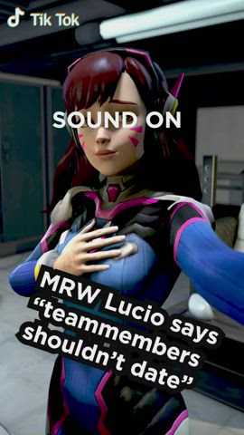 D.VA cucks Lucio (Overwatch) [PokedudeSFM]