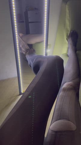 feet feet fetish foot worship stockings gif