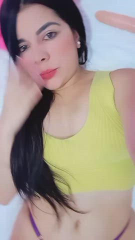 camgirl curvy latina lingerie natural natural tits teen tits webcam gif