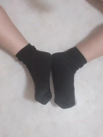 Foot Foot Fetish Smelling Socks gif