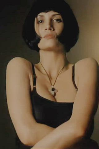 Brunette Intense Tits gif