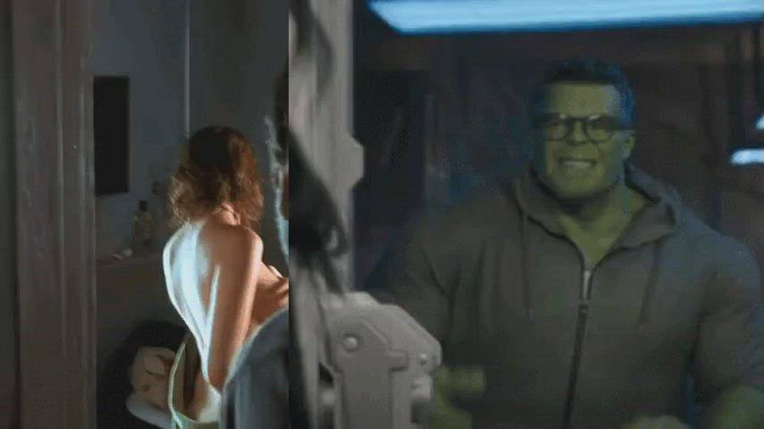 boobs fake scarlett johansson gif