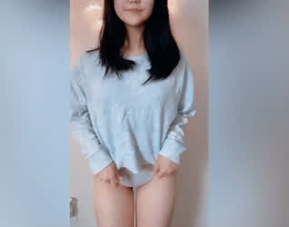 Asian Bouncing Tits Cute gif