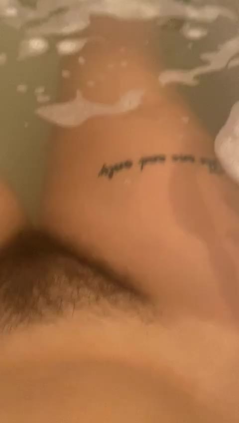 (F) Farting in the bath hehe