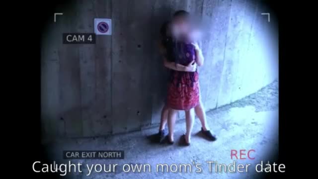 You accidentally saw your mom's Tinder date. It was pretty heated