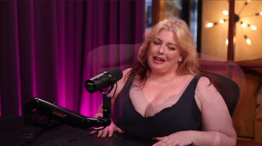 big tits boobs interview gif