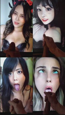 Split screen cum tribute compilation