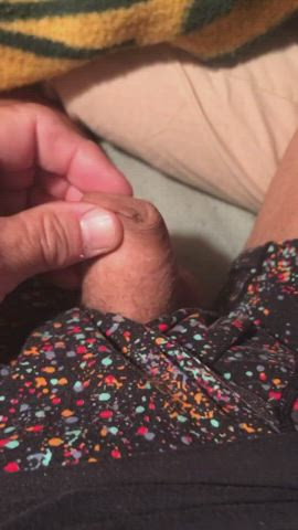 My stuffed little nub....but I always have lots of precum.