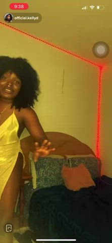 accidental downblouse ebony natural tits nipslip small tits tiktok gif