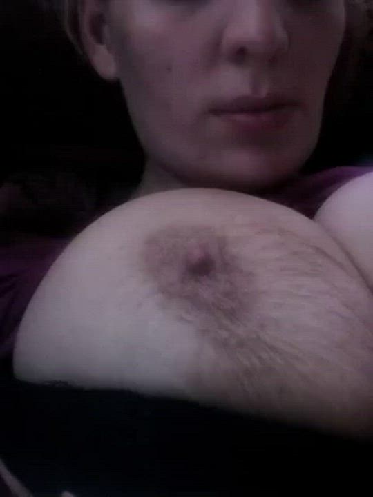 Big Tits Blonde Nipple gif