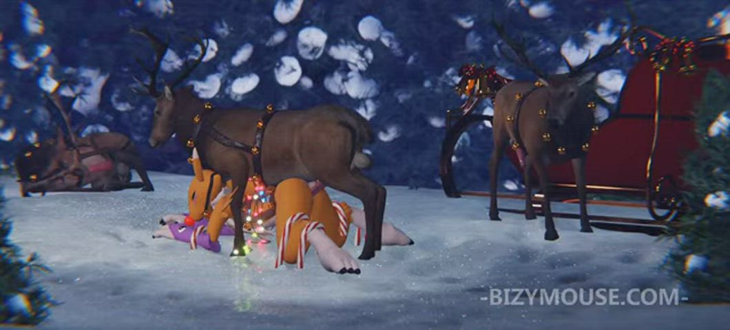 Animation Christmas Doggystyle Sex gif