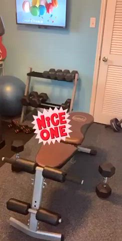 cock daddy gym naked workout gif