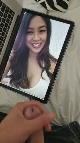 asian cum cumshot tribute gif