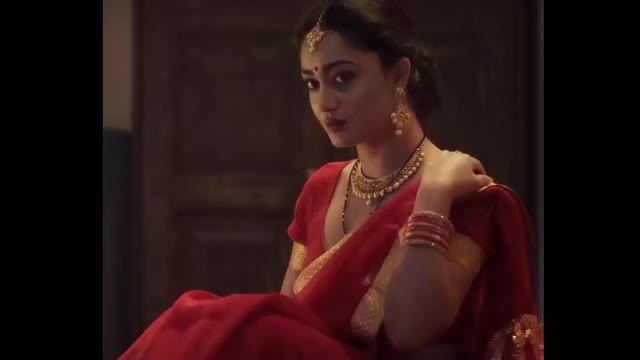 Tridha Choudhury being sexy af on her wedding night (Ashram - web series)