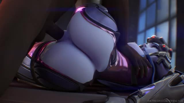 3D, Animated, Cinema_4D, Overwatch, Sound, Widowmaker, audiodude, fpsblyck