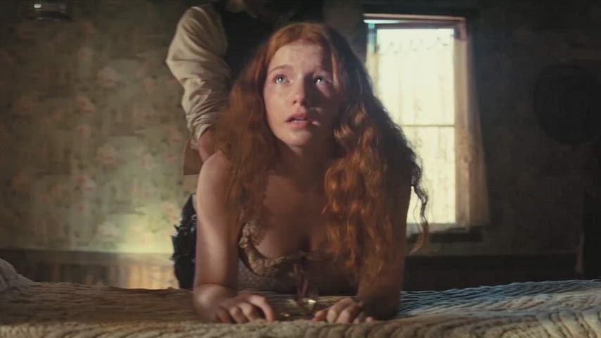 Bed Sex Doggystyle Redhead gif