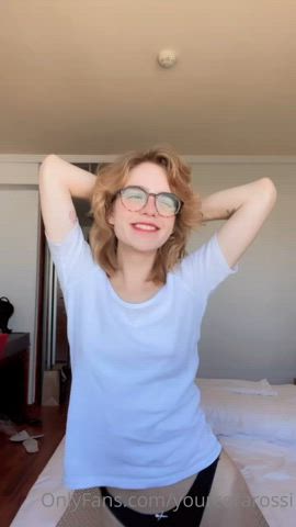 blonde sensual white girl gif