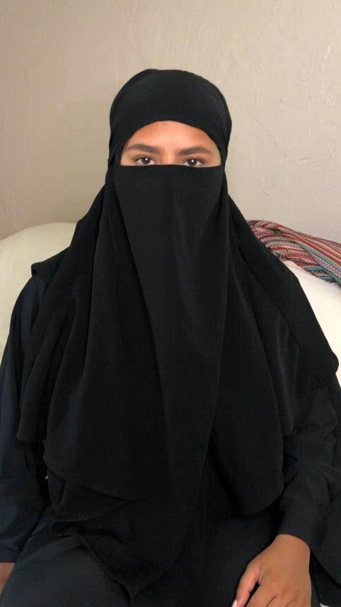 ball gagged hijab muslim gif