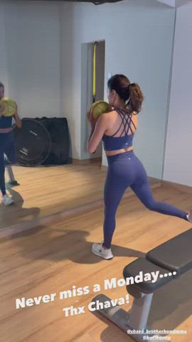 MILF Yoga Yoga Pants gif