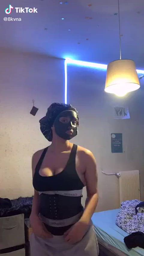 tiktok girls pretty teen 18 years old teasing booty cute gif