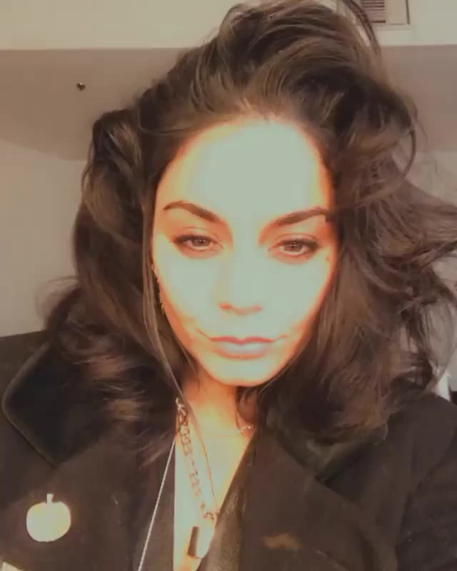 Vanessa Hudgens IG 80s Hair