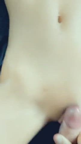 Cum Cum On Pussy Cumshot POV Sloppy gif