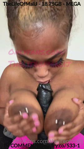 Ass Spread Big Ass Big Tits Dildo Ebony Masturbating Pussy Squirting gif