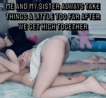 brother caption kissing sister gif