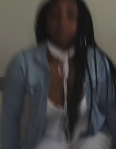 Big Tits Busty Cleavage Close Up Ebony gif