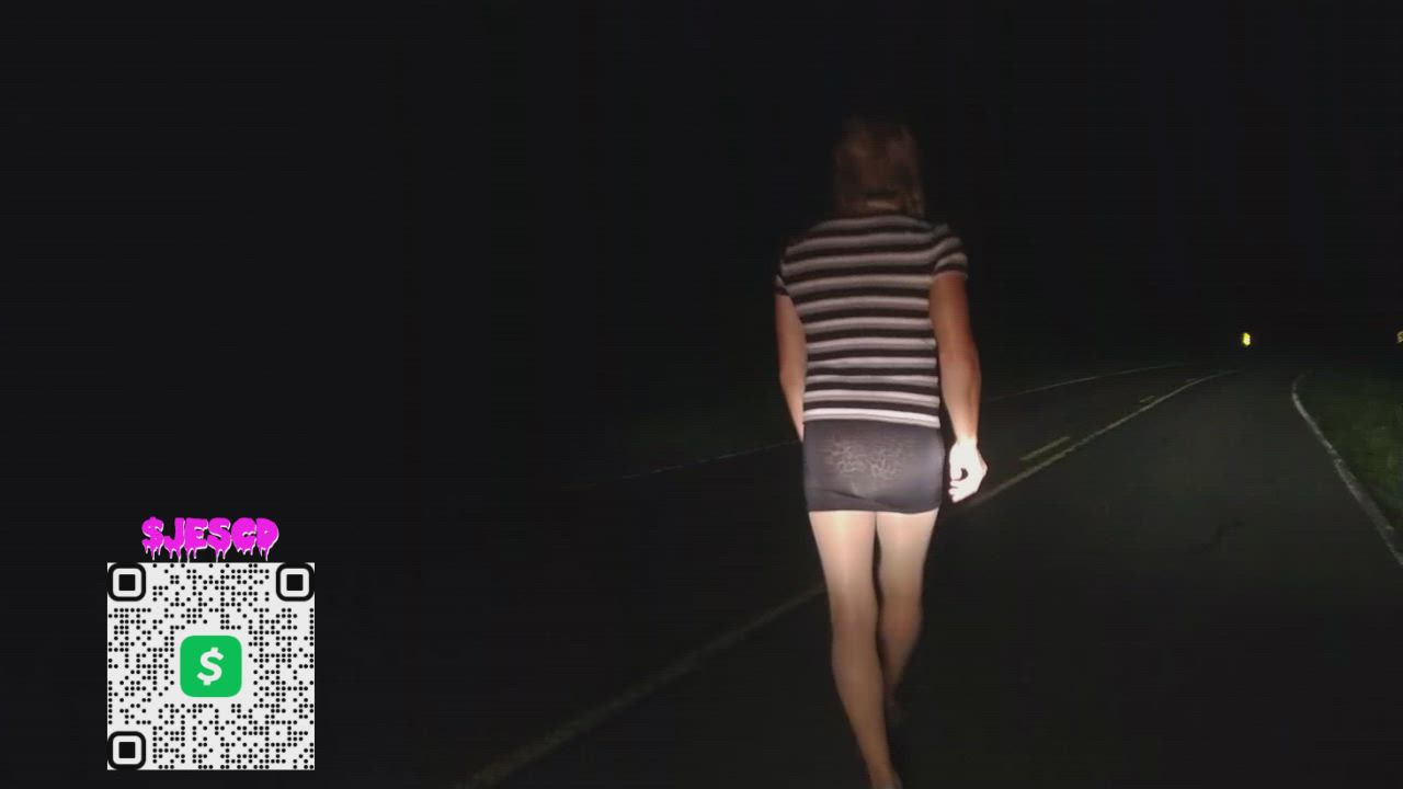 crossdressing outdoor sissy gif