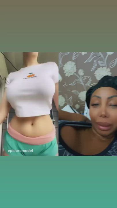 Boobs Dancing TikTok gif