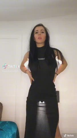 brunette pussy tiktok gif