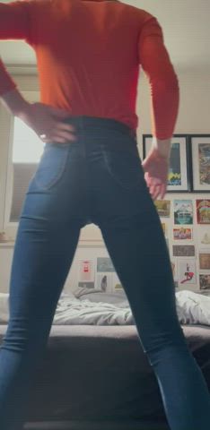 Ass Jeans Sissy gif