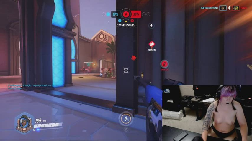 Girl with brain injury sucks at Overwatch (It's a nice sleep tho)