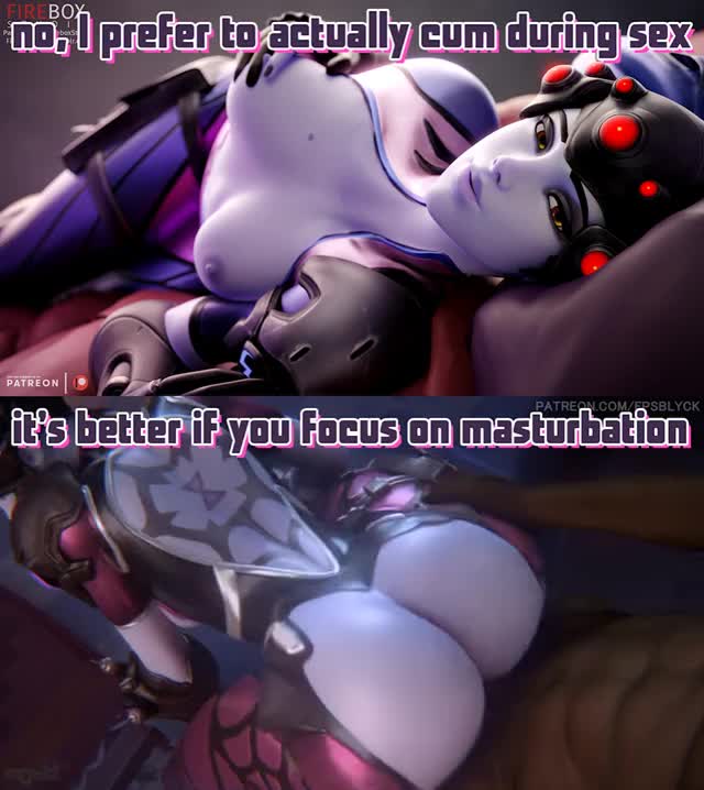 I prefer to actually cum (widow)