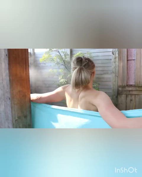 bath naked vlog gif