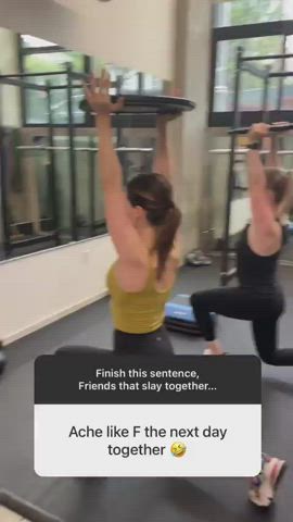 Sophia Bush Spandex Workout gif