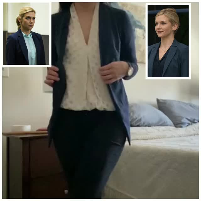 Rhea Seehorn AKA Kim Wexler shows off her PAWG white ass!