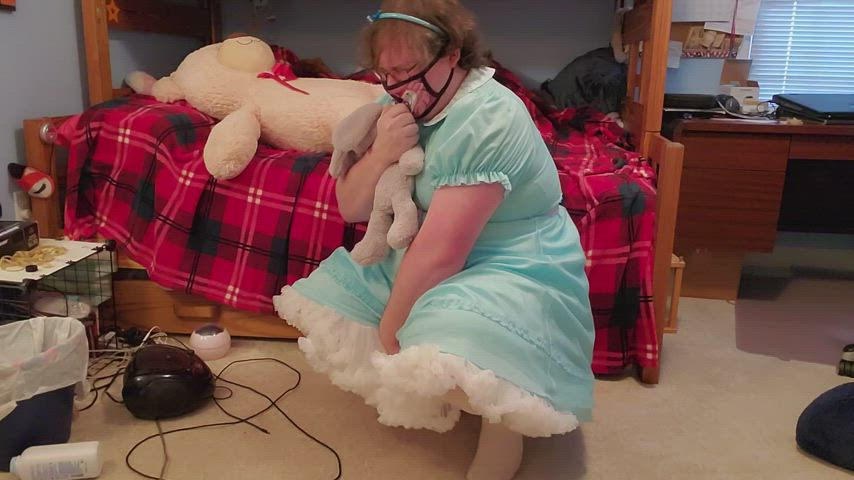 crossdressing diaper sissy gif