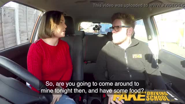 Fake Driving School Jealous learner with great tits wants hard fucking