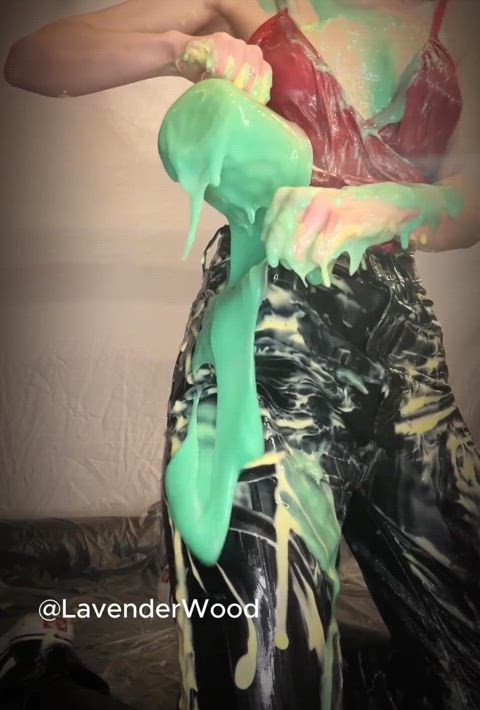 Sensual slime - a lot of fun 