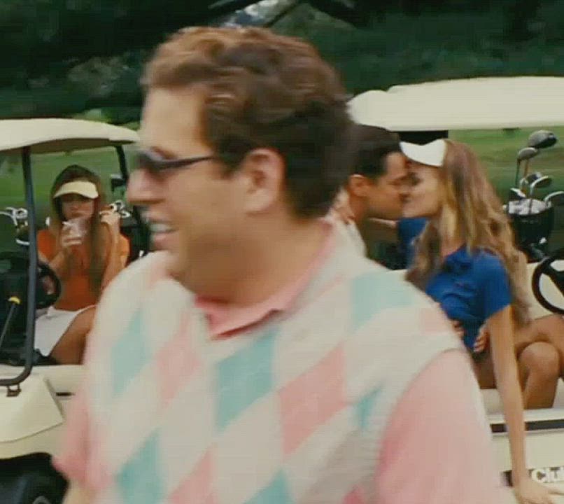 Leonardo DiCaprio groping a random girl in the wolf of the Wall Street