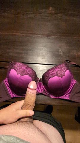 big dick big tits bra cum cumshot huge tits jerk off lingerie masturbating gif