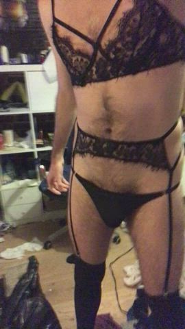 crossdressing lingerie neighbor gif