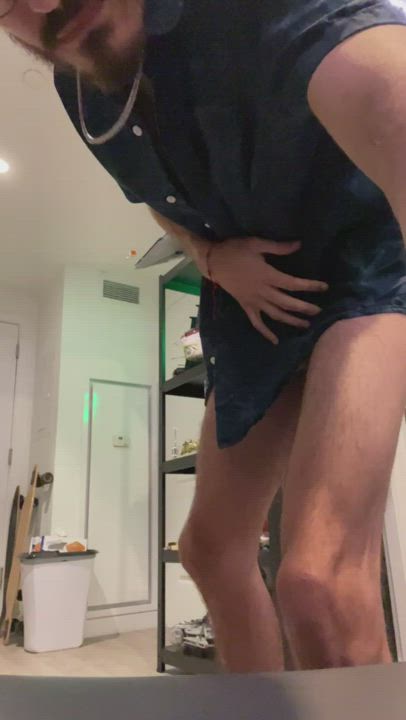 Just whipping out my cock for you