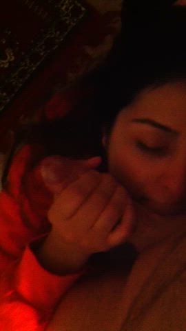 amateur blowjob cfnm cute indian interracial gif